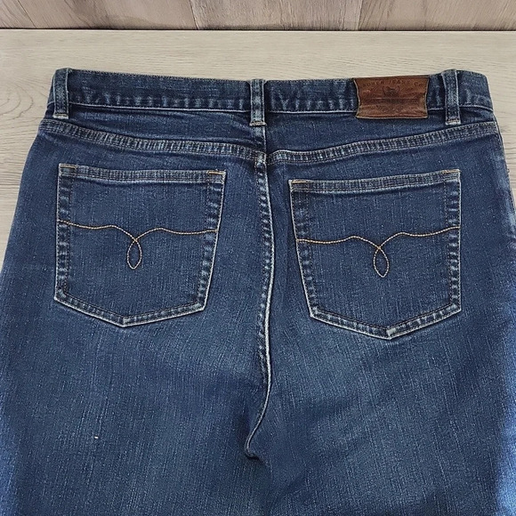 🛍LRL Ralph Lauren Womens 10 Straight Leg Blue Medium Wash Mid Rise Denim Jeans‎ - Picture 8 of 9